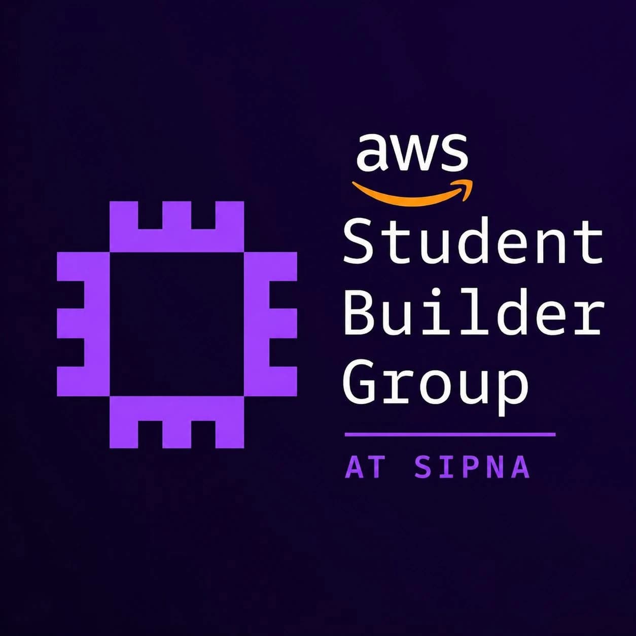 AWS Student Builder Group SIPNA Logo - Community Partner for AWS Student Community Day Yavatmal